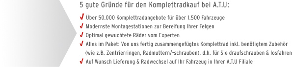 Ihre Vorteile bei A.T.U