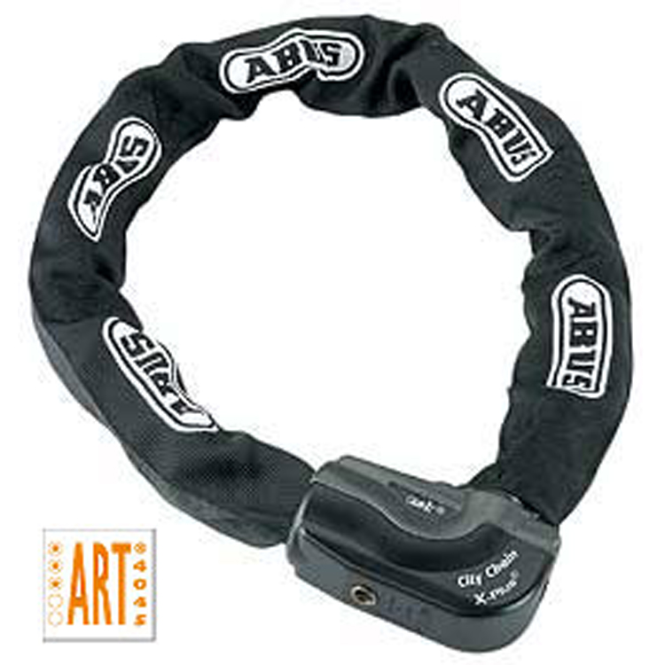 ABUS Schloss-Ketten-Kombination "GRANIT City-Chain" (Kette 10mm/85cm)