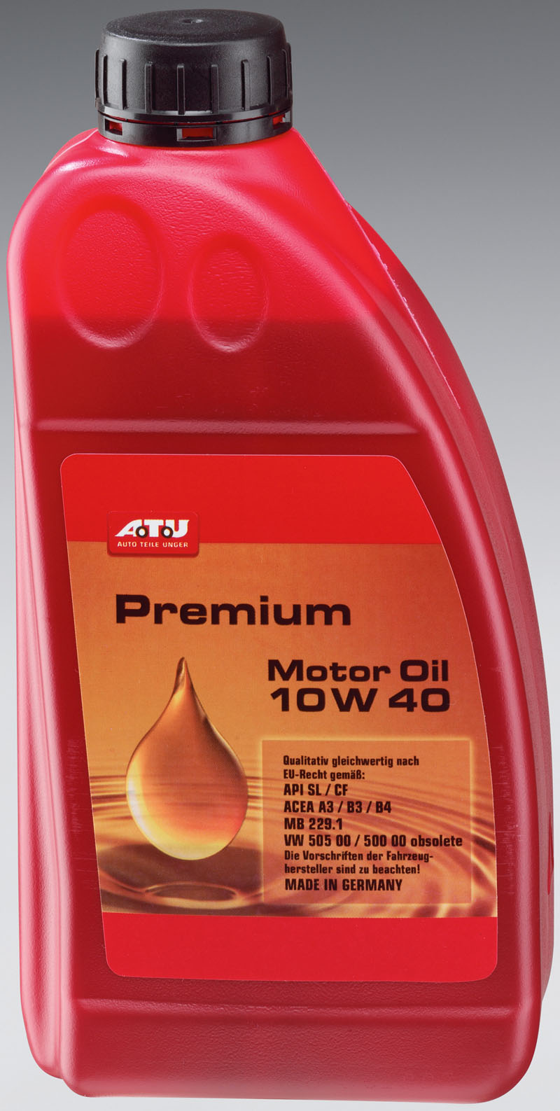 A.T.U Motor&ouml;l Premium 10W-40, 1 Liter