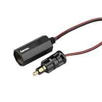 Hama-Adapter-von-Normsteckdose-(DIN-ISO-4165)-auf-Zigarettenanzünderbuchse