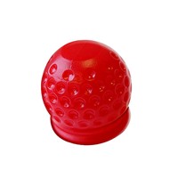 Abdeckung-für-Anhängerkupplung-Golfball-rot