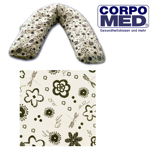CorpoMed Still- u. Lagerungskissen 45 BLACK FLOWER
