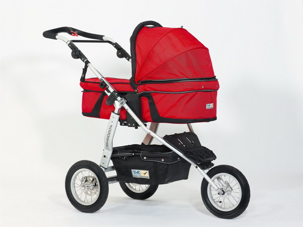 Quick Fix Wanne f&uuml;r TFK Joggster - CARBO ROT