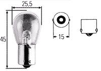Philips-P21W-Glühlampe-12-V-21-W-2-Stück