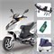 Roller Sport-Paket Race GT50 wei� mit Sportauspuff silber