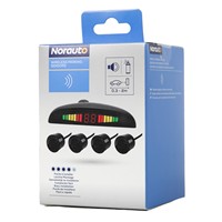 Einstellbarer Garagen-Einparksensor Mit LED-Anzeige – EU-Stecker, Batteriebetrieb Möglich, Ultraschall 15cm-2m