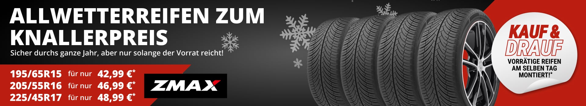 Knallerpreise ZMAX Reifen