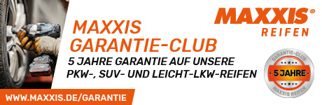 Maxxis Garantiebanner