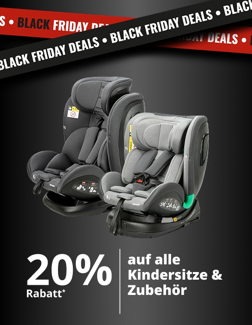 20% auf Kindersitze und Zubehör