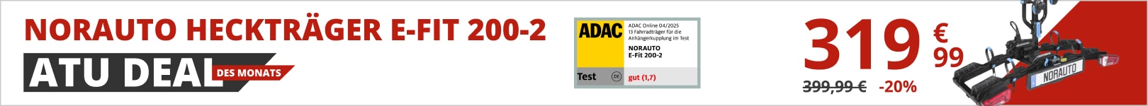 Deal des Monats - NORAUTO Heckträger E-Fit 200-2