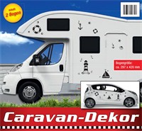 Aufkleber-Set-Caravan-Dekor-Maritim