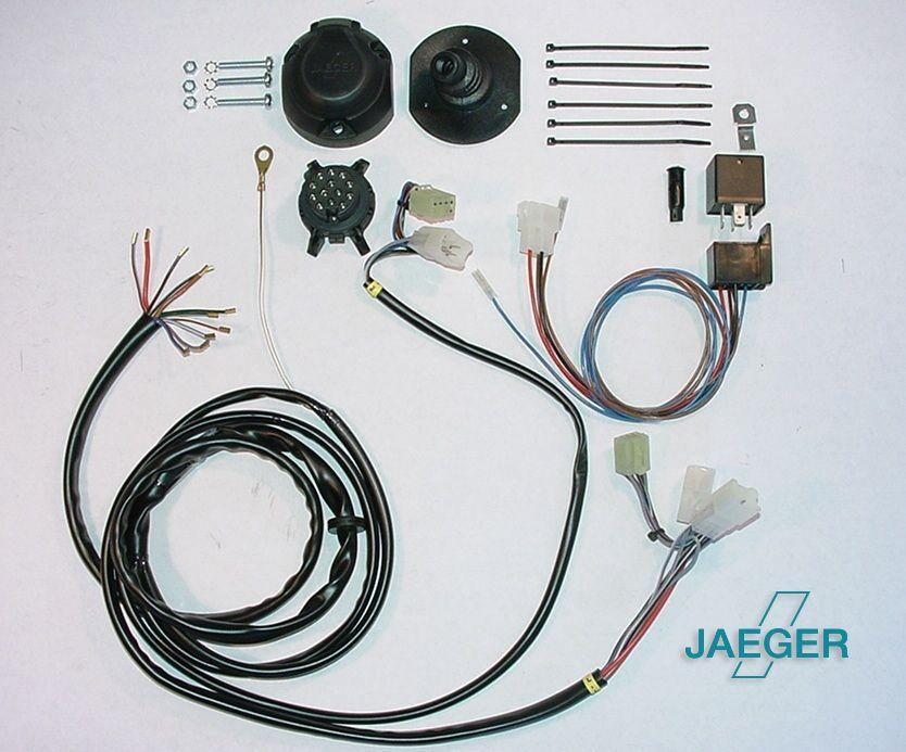 JAEGER E-Satz 13-polig für Hyundai Matrix (auch Facelift 10/08-, mit 2 x Nebelschlussleuchte) 08/01-