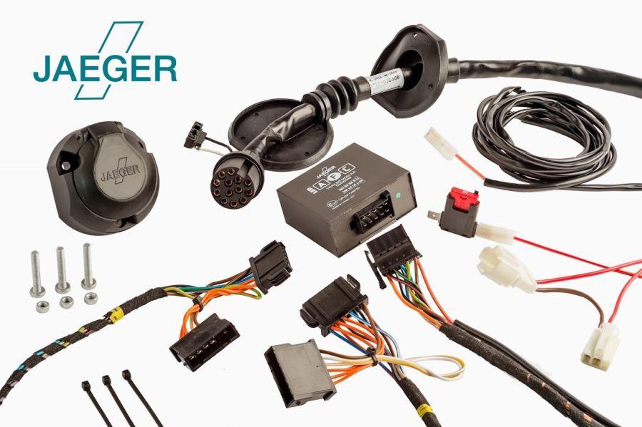 JAEGER E-Satz 13-polig für Land Rover Discovery V (auch für Anhänger mit LED) ab 04/17-