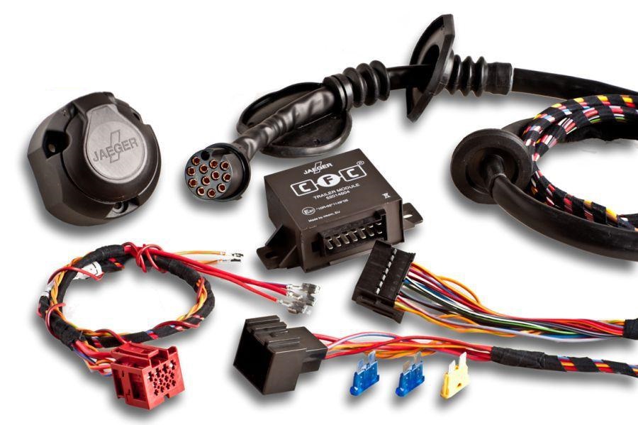 JAEGER E-Satz 13-polig für VW Tiguan II mit und ohne AHK-Vorbereitung ab 04/16-