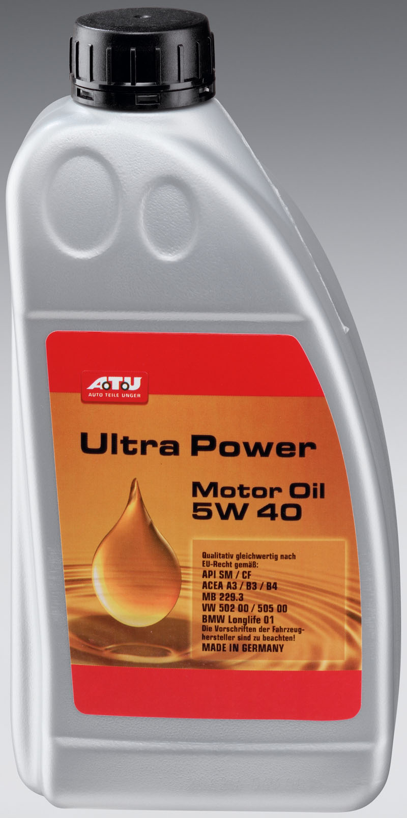 ATU Motoröl Ultra Power 5W-40, 1 Liter