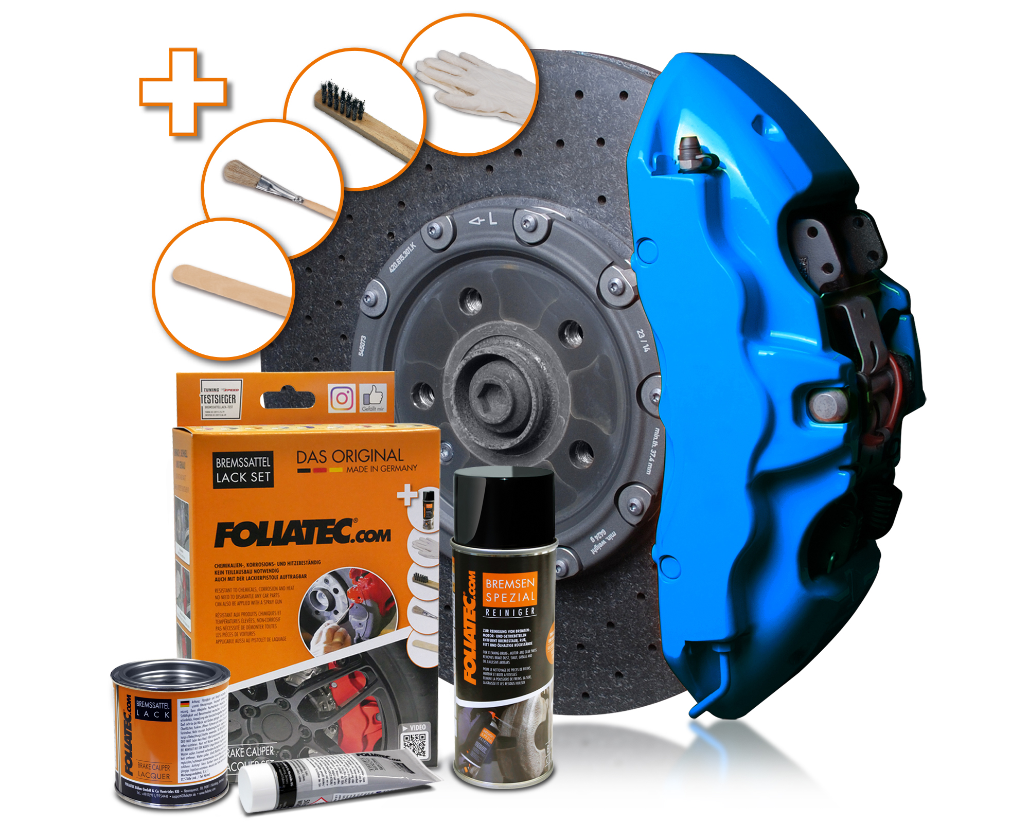 Foliatec Bremssattel-Lack-Set, gt-blau Image