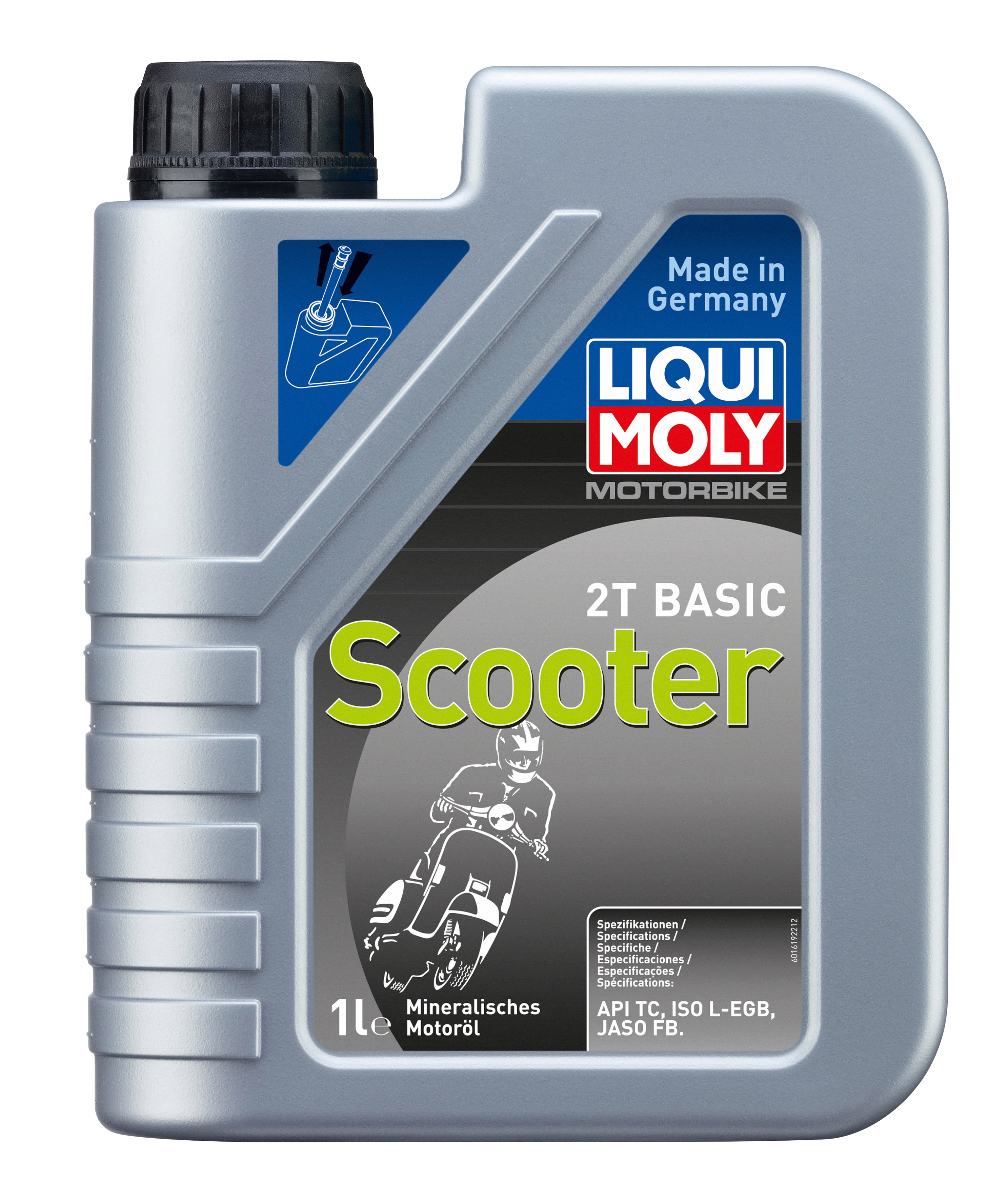 Liqui Moly Motorbike 2T Basic Scooter Motorroller Motoröl, 1 L
