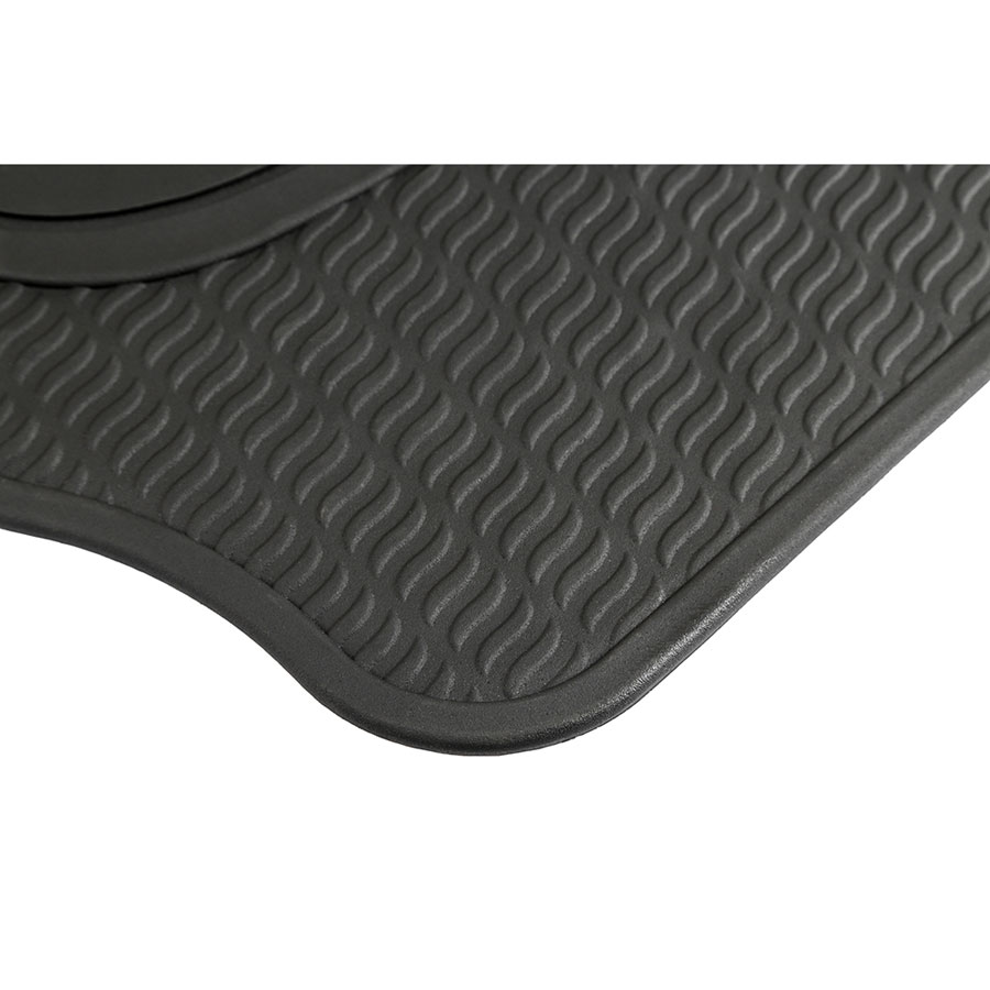 Universal Gummi-Fußmatten im 4-teiligem Set, schwarz - ATU