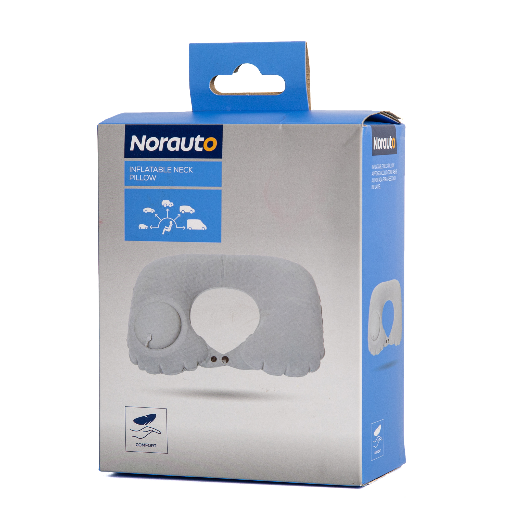 ONTYZZ Aufblasbarer Nackenrolle - Nackenkissen Für Reisen, Auto & Büro