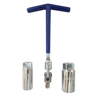 BE-TOOL Zündkerzenschlüssel 16/21 Mm – T-Griff Mit Kardangelenk | Für Einfachen Wechsel & Montage