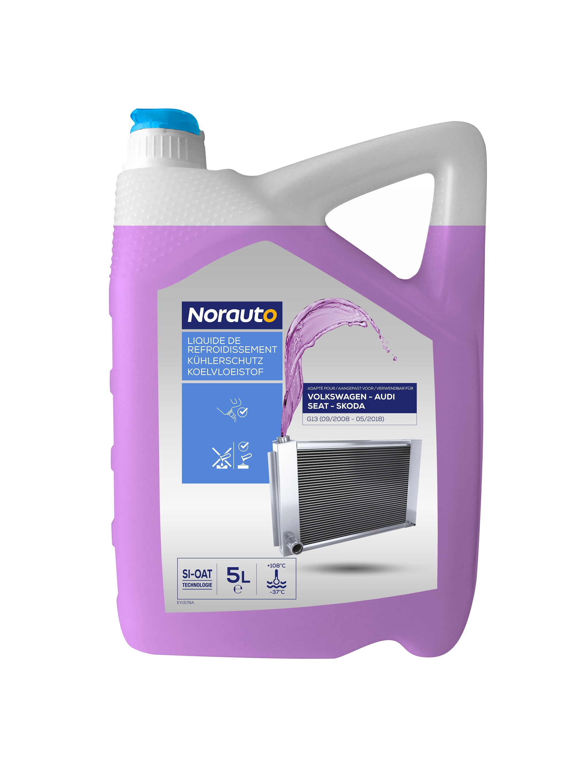 Norauto Kühlmittel -37°C G13, 5 Liter