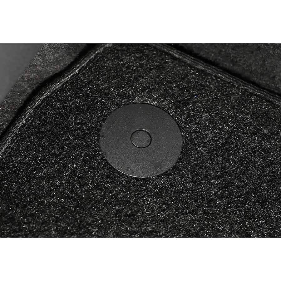 PETEX Auto Fussmatten Set Monza - Maßgefertigt Für MG S5 EV Ab 06/2025, 3-teilig Schwarz