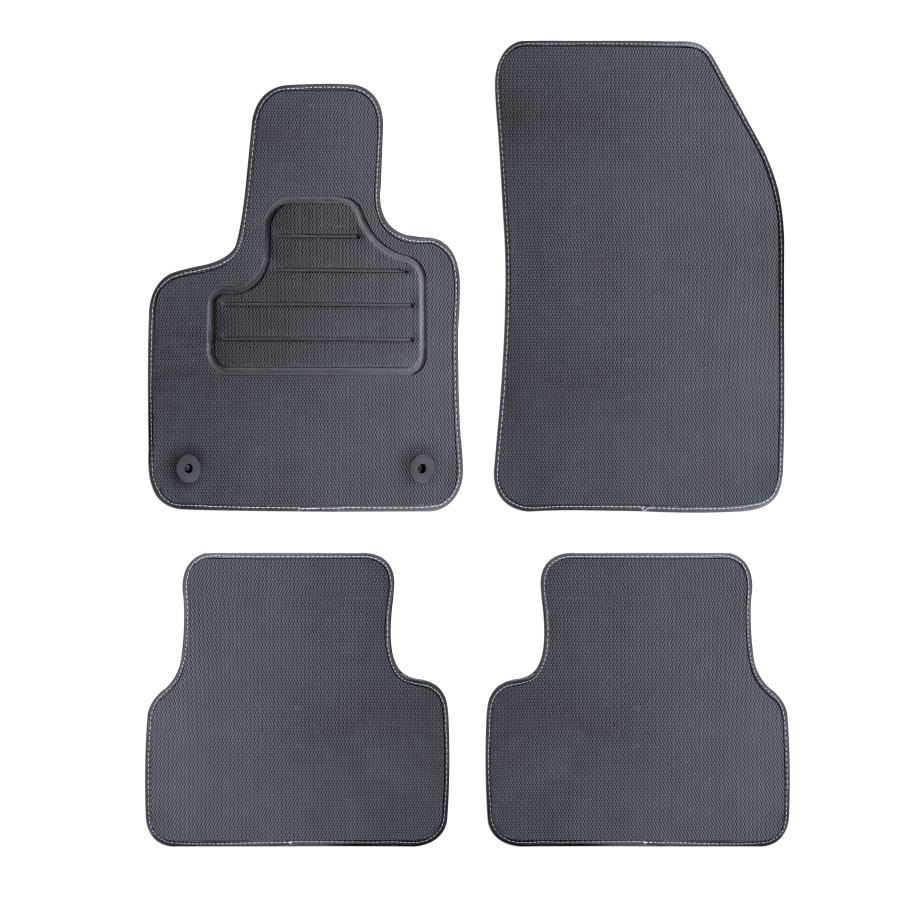 Passform PVC/TPR-Fußmatten von NORAUTO, 4 Matten für VW TIGUAN 09/2007 - 12/2015