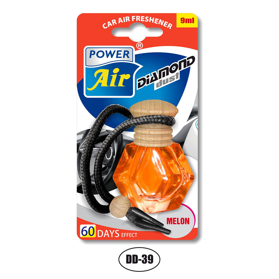 Duftfläschchen Diamond Dust Melon von Power Air, 9 ml