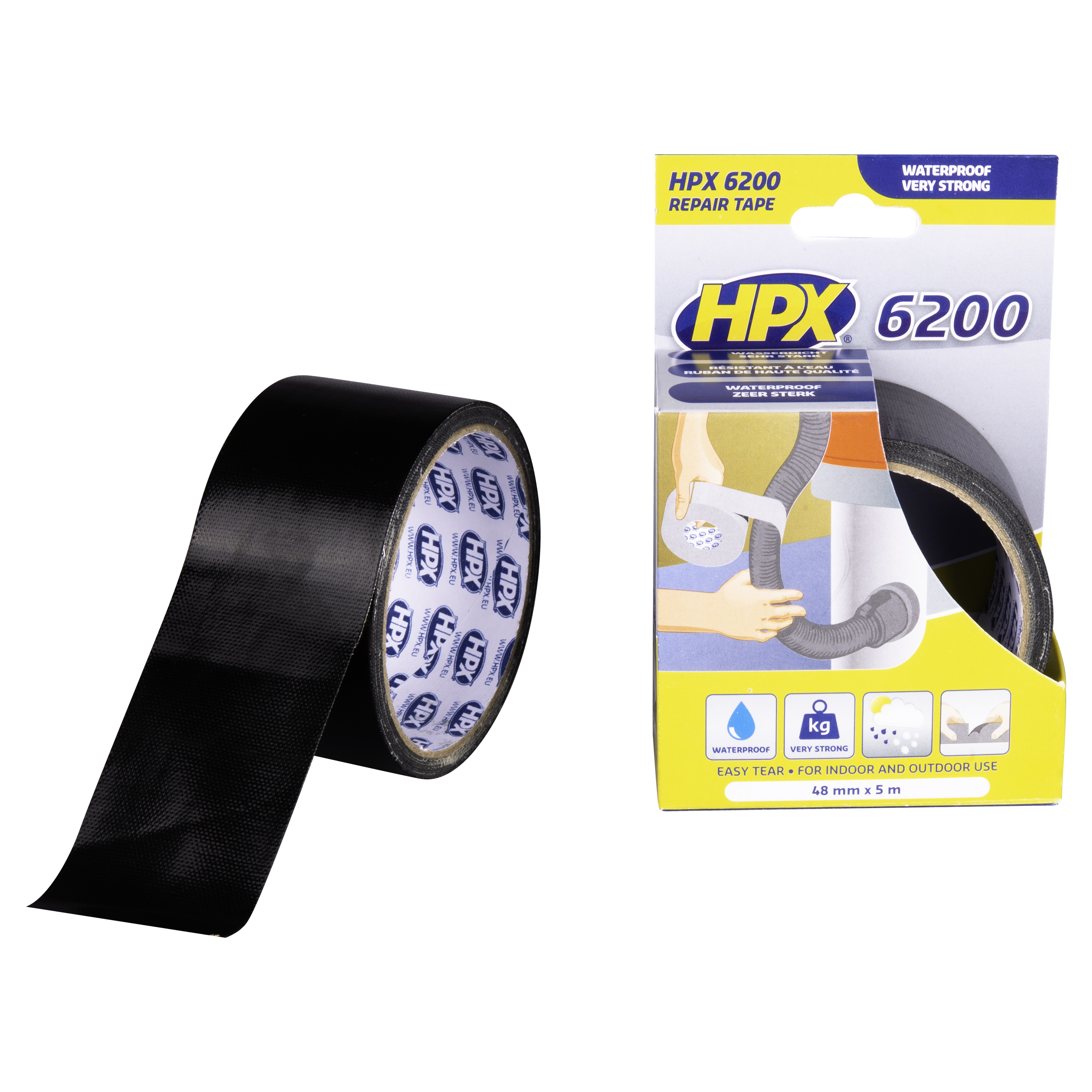 HPX Repair Tape schwarz 50 x 5000 mm Image