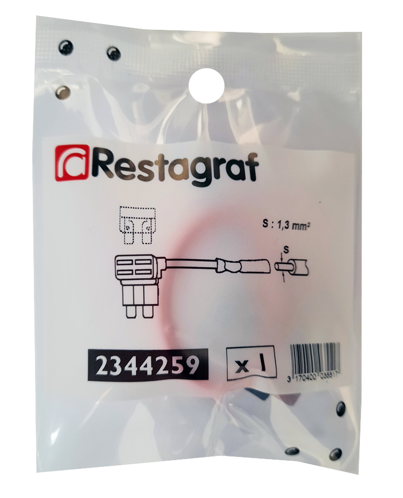 Restagraf Porta fusibili piatto standard compatibile con qualsiasi tipo