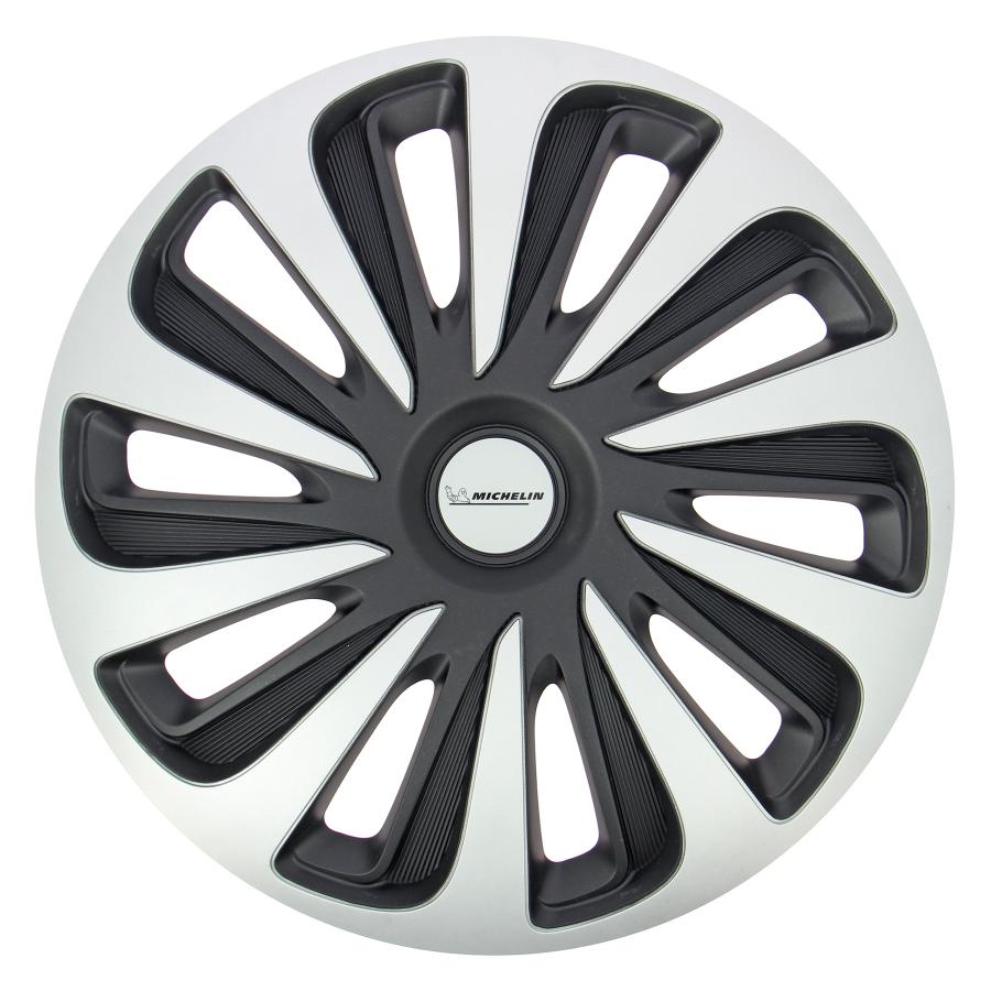 Michelin-Radzierblenden-16-Zoll-NVS-3D-Black-Edition-Schwarz-poliert-4-Stück