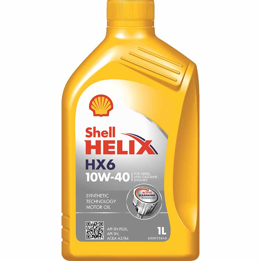 Helix HX6 10W-40 Motoröl von Shell, 1l