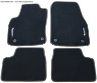 PETEX Auto Fussmatten Für Audi A6 E-tron Ab 09/2024 - 4-teilig Velours Schwarz