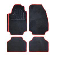 Universal-Textilfußmatten-im-4-teiligen-Set-schwarz-rot-von-Norauto Universal-Textilfußmatten-im-4-teiligen-Set-schwarz-rot-von-Norauto