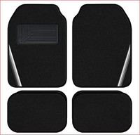 Universal-Teppichmatten-Summer-1st-PRICE-kompletter-Satz-schwarz-mit-grauem-Streifen Universal-Teppichmatten-Summer-1st-PRICE-kompletter-Satz-schwarz-mit-grauem-Streifen